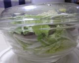チンする舞茸入り蒸し白菜作り方6写真