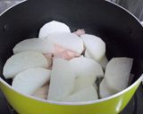 簡単!豚角煮風大根甘辛煮作り方5写真
