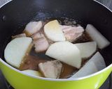 簡単!豚角煮風大根甘辛煮作り方6写真