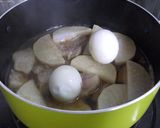 簡単!豚角煮風大根甘辛煮作り方7写真