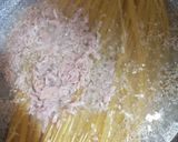 アスパラのバタぽんパスタ作り方5写真