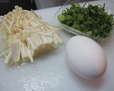 ふんわり♪エノネギ玉作り方1写真