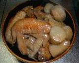 鶏手羽と里芋の煮物作り方6写真