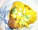 野菜たっぷり甘辛つくねハンバーグ作り方7写真