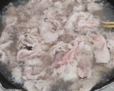 豚肉こま切れ茹で簡単味付けいろいろ作り方1写真
