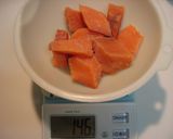 鮭の胡麻天～胡麻豆腐ディップ添え作り方1写真