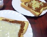 桃屋のラー油　ｄｅ　納豆チーズトースト作り方3写真