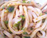 桃屋のラー油　ｄｅ　うどん作り方3写真