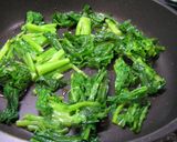 母の味☆簡単♪かき菜(菜の花)の炒め物作り方4写真