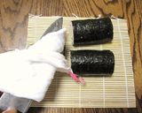 節分✿簡単！梅のぐるぐる恵方巻き✿作り方5写真