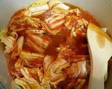 白菜とチキンドラムのトマトスープ作り方4写真