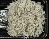 ★加熱不要★胡麻油風味の茗荷しらす丼作り方2写真