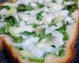 セロリの葉×チーズトースト作り方8写真