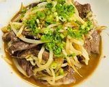 節約＆大満足！絹厚揚げにエノキともやし餡かけ作り方12写真