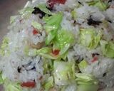 梅風味の☆豆腐のワサビあんかけ炒飯☆作り方1写真