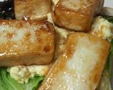豆腐の照り焼き☆卵サラダ☆サンド作り方1写真