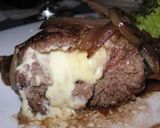 ブルーチーズinハンバーグ★赤ワイン煮作り方14写真