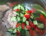 きゅうり、大豆、ツナのサラダ🥗作り方3写真