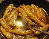 買ってきた鰯の竜田揚げで甘酢あんかけ♪作り方4写真