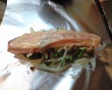 鮭のホイル焼き～みそマヨソース作り方3写真