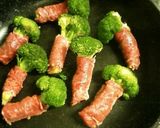 ブロッコリーの牛肉巻き作り方3写真