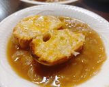 簡単飴色！後のせオニオングラタンスープ作り方8写真