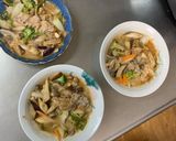 簡単クリーミー味噌焼きそば味青椒肉絲風作り方16写真