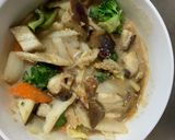 肉無チクワクリーミー梅タルタル味野菜炒め作り方16写真