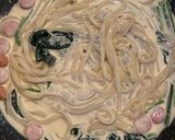 冷凍うどんで★激ウマ醤油クリームうどん作り方3写真