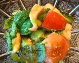 イカとゴーヤとアボカド入りバジルサラダ🥗😻作り方5写真