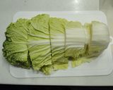 白菜と大根のチーズ入り餅巾着鍋作り方2写真