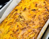 パウンドケーキ型でお好み焼き　大豆粉作り方8写真