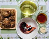 我が家の定番、里芋とたこの煮っころがし作り方1写真