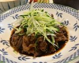 ご飯が進む！豚ときのこの黒酢辛子ソース作り方8写真