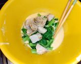 イカと帆立と菜の花の辛子酢味噌マヨ和え作り方4写真