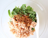 鮭フレークで【鮭とほうれん草の混ぜご飯】作り方1写真