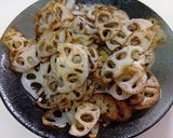 豚ばら肉と根菜のカリカリ甘辛焼き♪作り方2写真