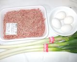 ひき肉卵の豆板醤炒め♪簡単ピリ辛炒め作り方1写真
