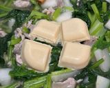 市販ルウで！かぶとほうれん草のシチュー作り方10写真
