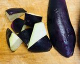 なすピーマンとバラ肉味噌炒め作り方1写真