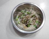 新玉ねぎともずくの長芋乗せ作り方3写真
