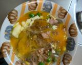 レンジ簡単梅中華ペスカトーレ味炒飯弁当作り方7写真