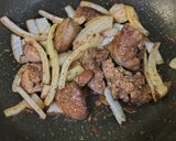 鶏レバー丼塩こんぶと卵とじバージョン作り方6写真