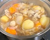新玉葱と新じゃがが旨い♡鶏肉DE肉じゃが作り方4写真