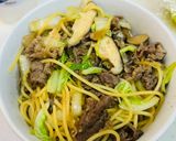 大葉が香る！具だくさんのすき焼きパスタ作り方10写真