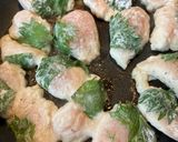 おかんレシピ𓀤𓀣鶏肉の大葉巻き照り焼き作り方6写真