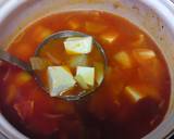 超簡単！豆腐のミネストローネ風スープご飯作り方5写真