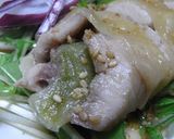 チンする長ネギロールチキン作り方8写真