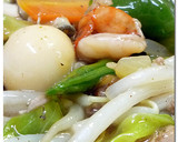 ヒイカ入り八宝菜 ♪のっけて♪ 皿うどん作り方6写真