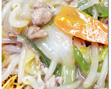 ヒイカ入り八宝菜 ♪のっけて♪ 皿うどん作り方8写真